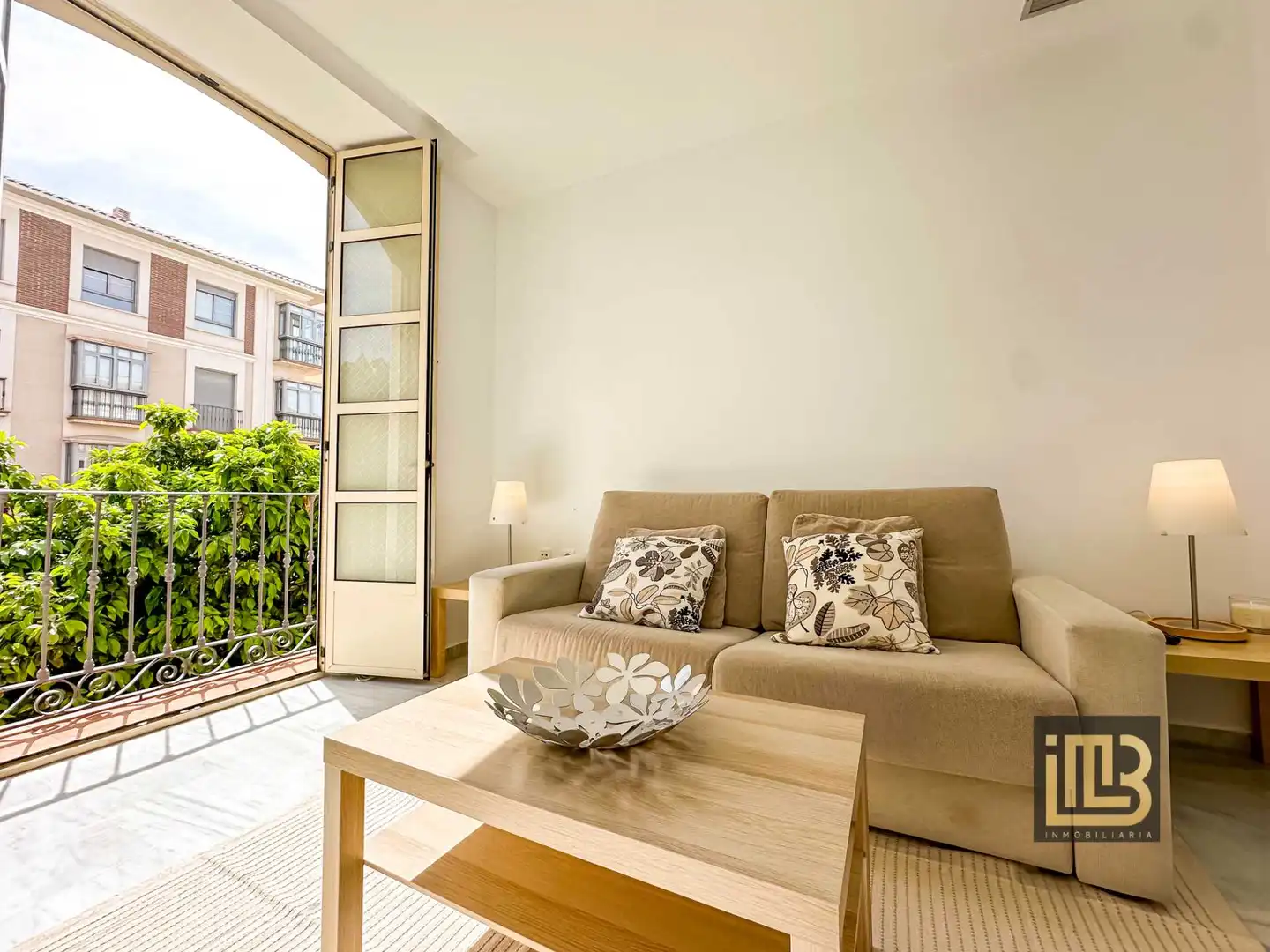 Sala de estar de Piso de alquiler en Málaga con Aire acondicionado, Calefacción y Terraza
