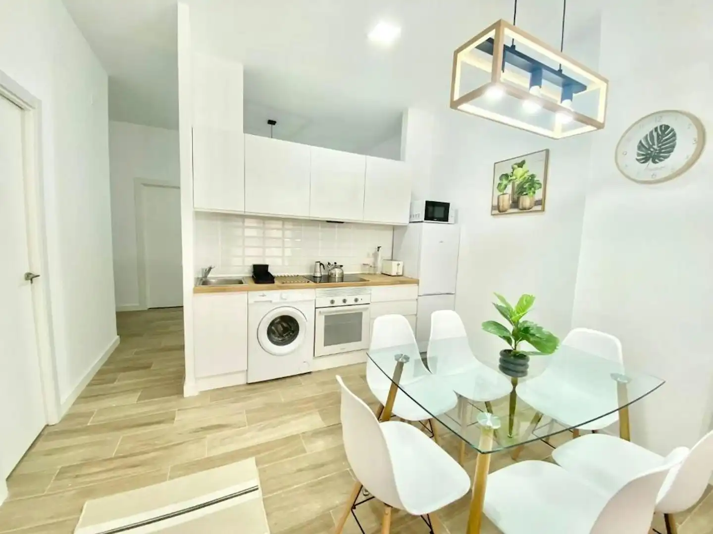Küche von Wohnung zur Miete in Madrid mit Klimaanlage, Heizung und Möbliert