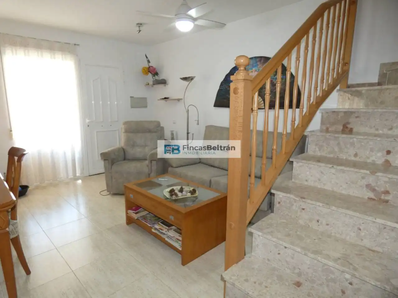 Sala de estar de Dúplex en venta en Benicarló con Aire acondicionado, Terraza y Amueblado