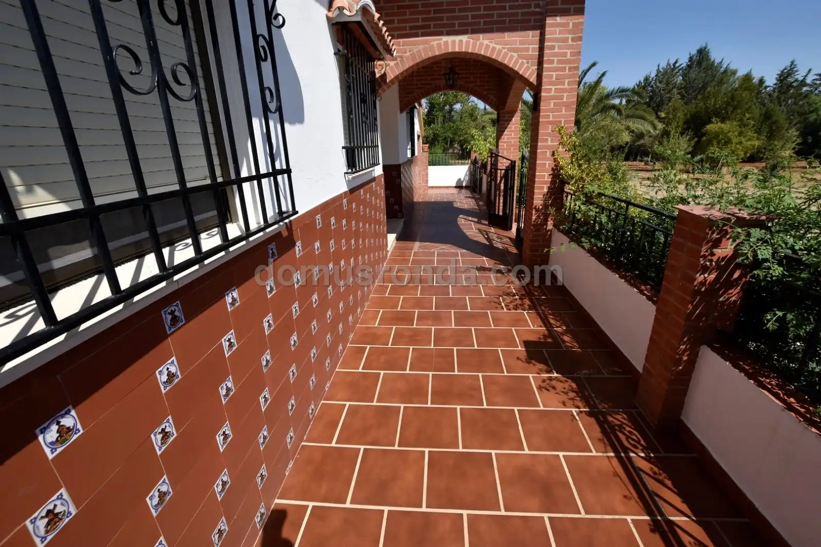 Vista exterior de Finca rústica en venta en Ronda con Terraza y Amueblado