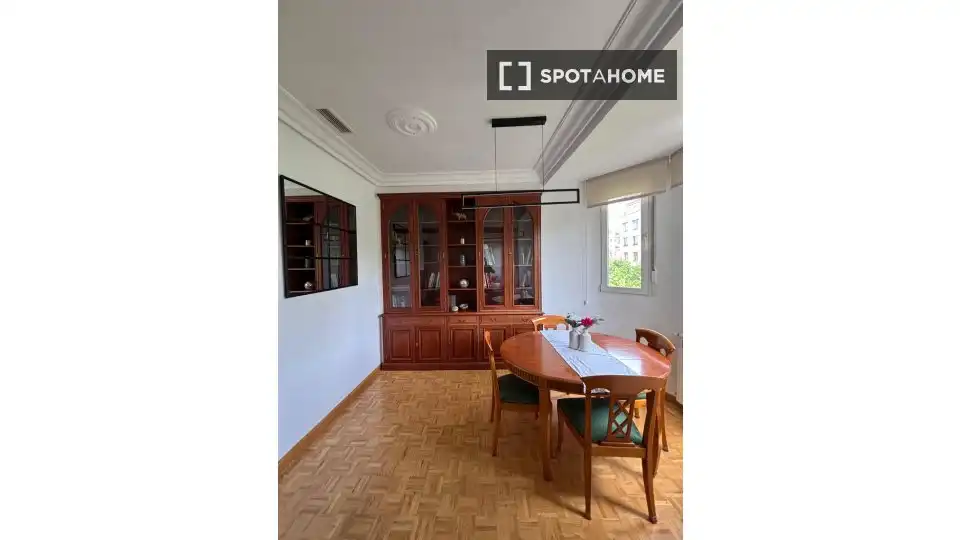 Dining room of Apartments for share in Madrid  with Air Conditioner, Heating and Terrace