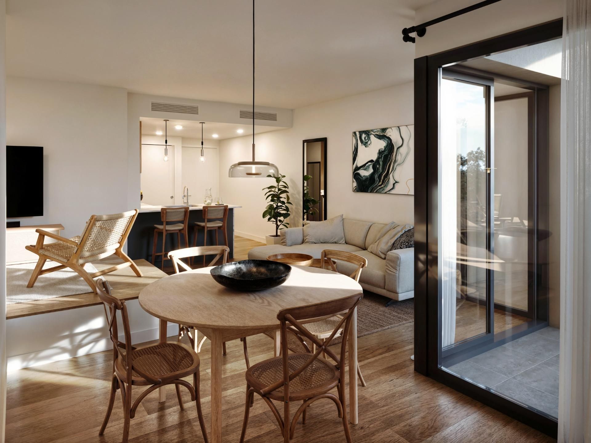 Sala d'estar de Pis en venda en Sabadell amb Piscina comunitària