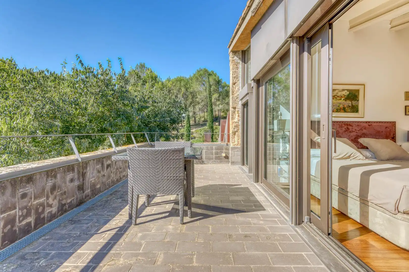 Terraza de Finca rústica en venta en Boadella i les Escaules con Calefacción, Jardín privado y Terraza