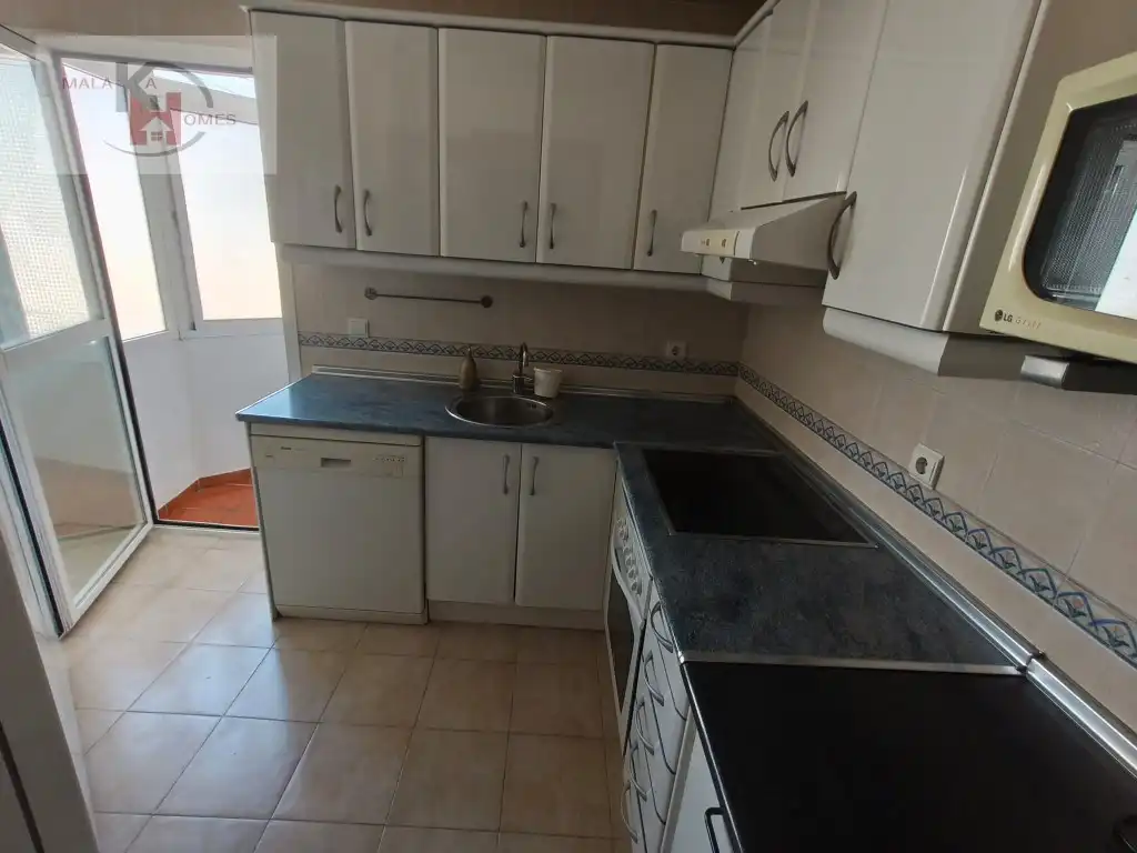Cocina de Apartamento en venta en Mijas con Jardín privado y Piscina comunitaria