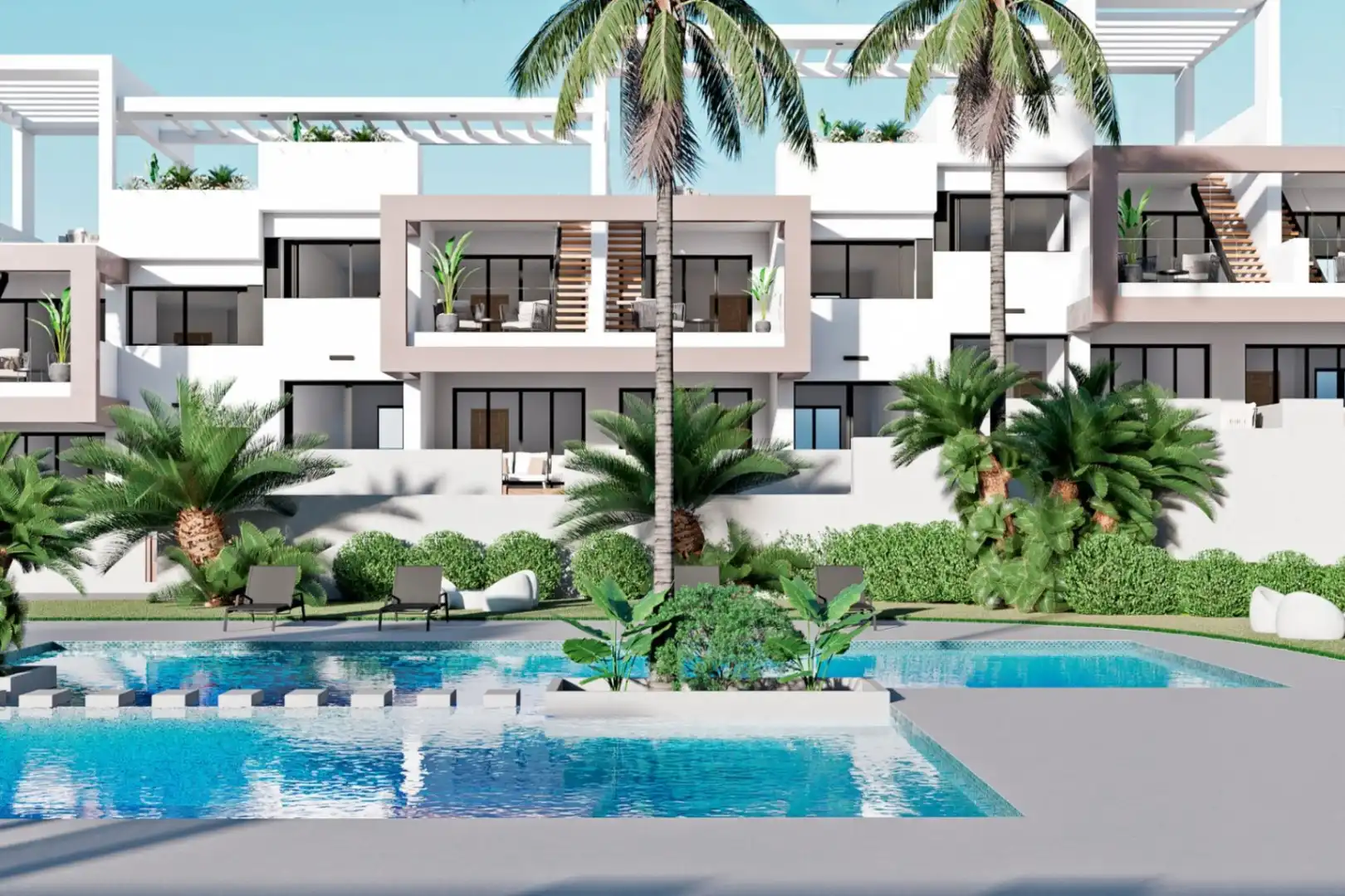 Bungalow amb terrassa en venda a Finestrat Pueblo