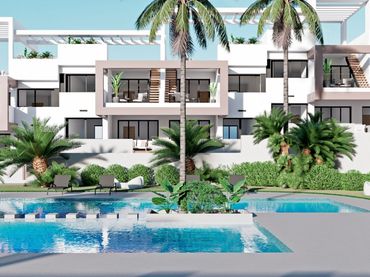 Bungalow amb balcó en venda a Finestrat Pueblo