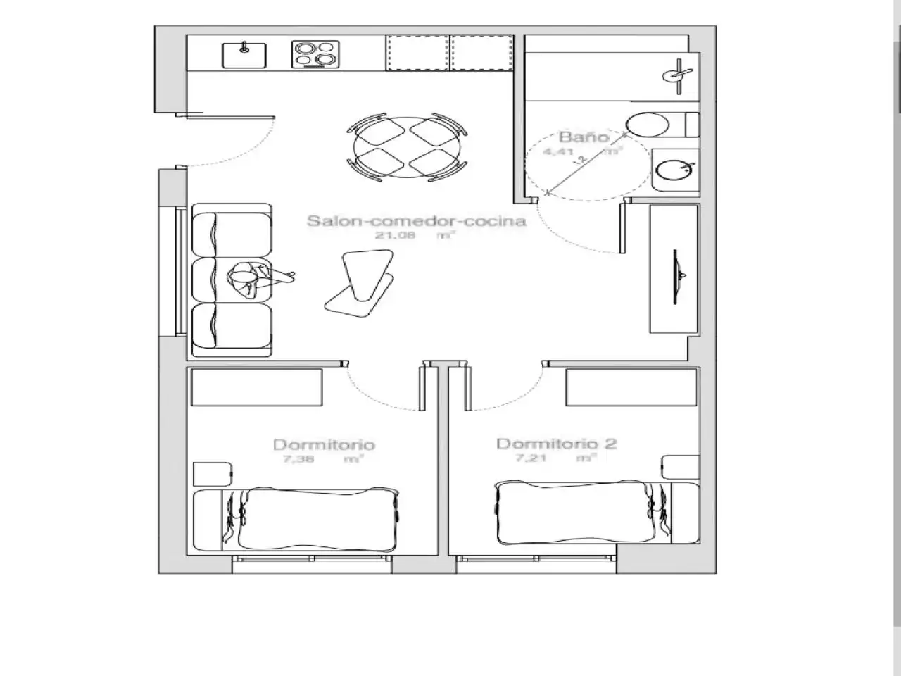 Apartments for sale in Calle Cala Pino Manga, 1, Zona Galúa - Calnegre