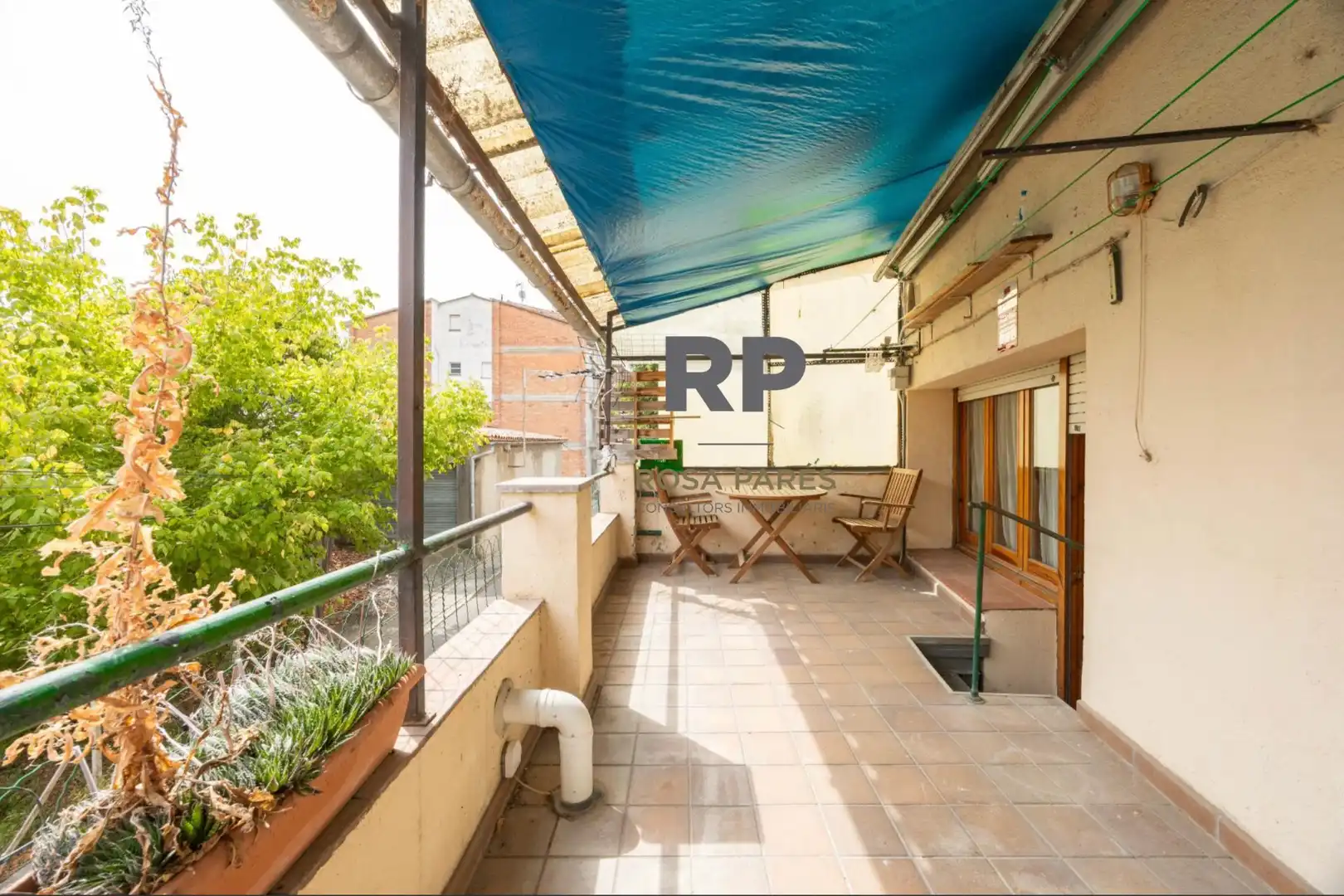 Terrace of Flat for sale in Montesquiu  with Heating, Terrace and Storage room