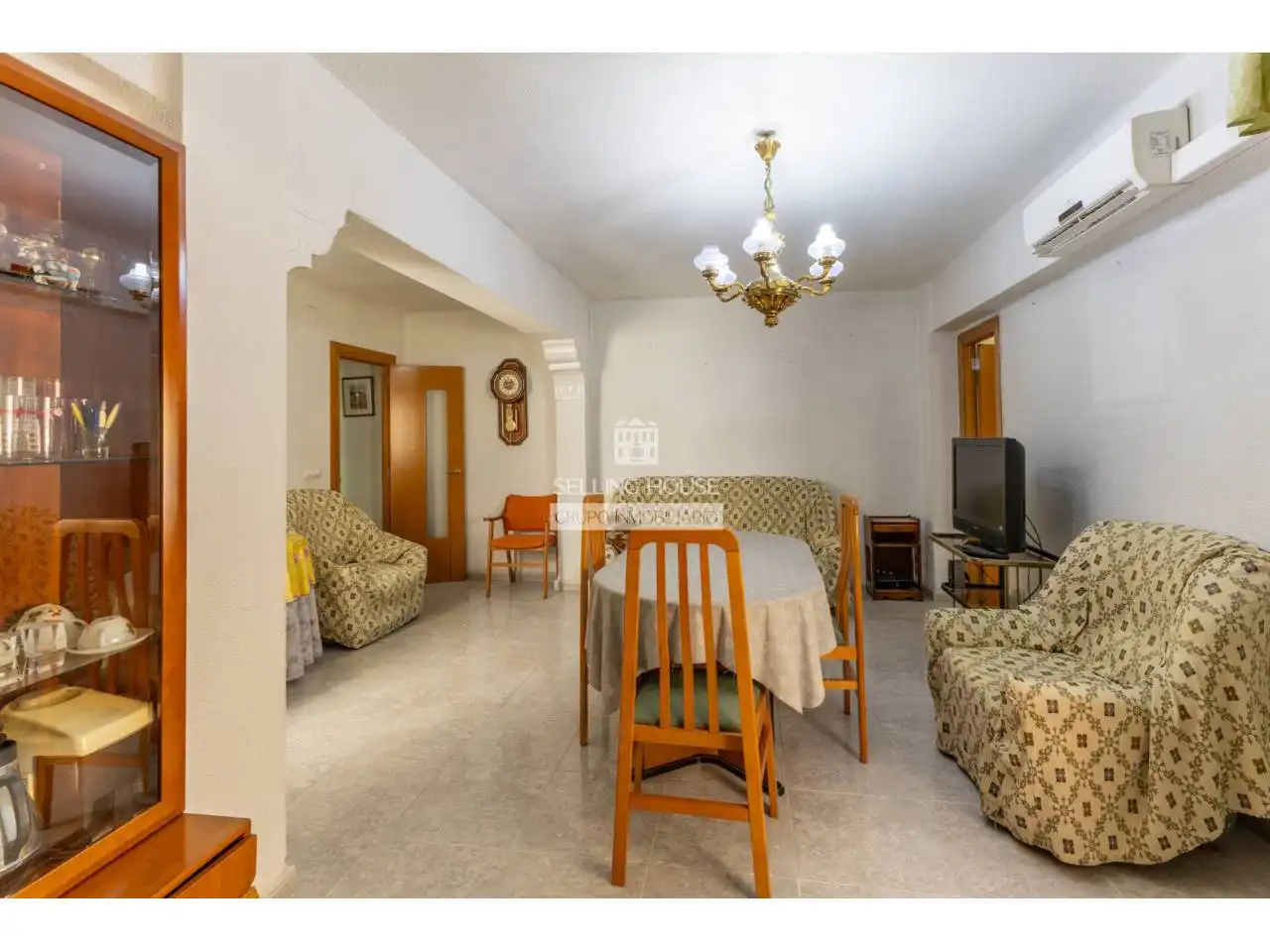 Sala de estar de Piso en venta en Mislata con Amueblado y Balcón