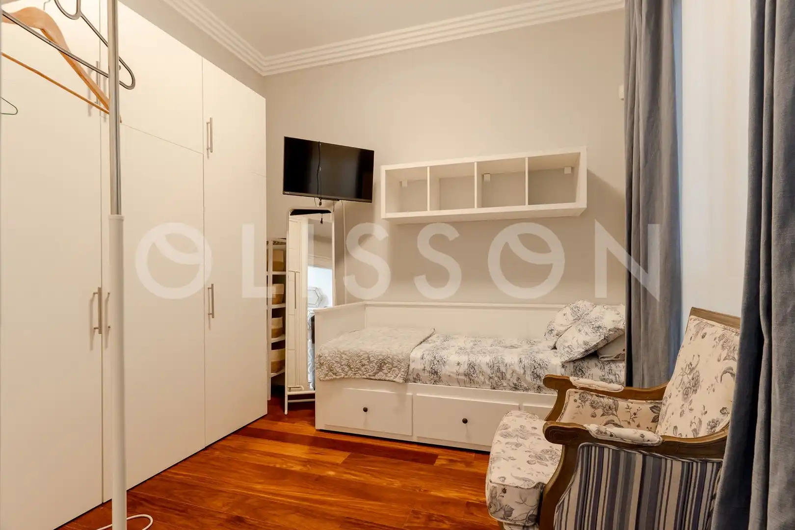 Schlafzimmer von Wohnung zum Verkauf in Madrid mit Klimaanlage, Heizung und Haustechnik