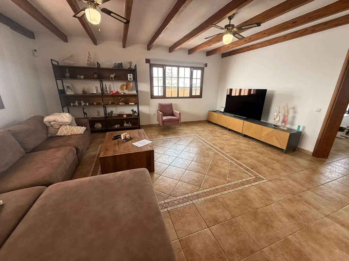 Living room of Houses for sale in La Oliva  with Private garden, Terrace and Storage room