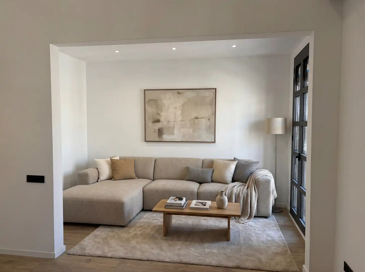 Sala de estar de Ático en venta en Sant Feliu de Llobregat con Aire acondicionado, Calefacción y Parquet