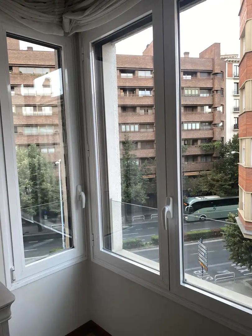 Exterior view of Flat for sale in  Pamplona / Iruña  with Balcony