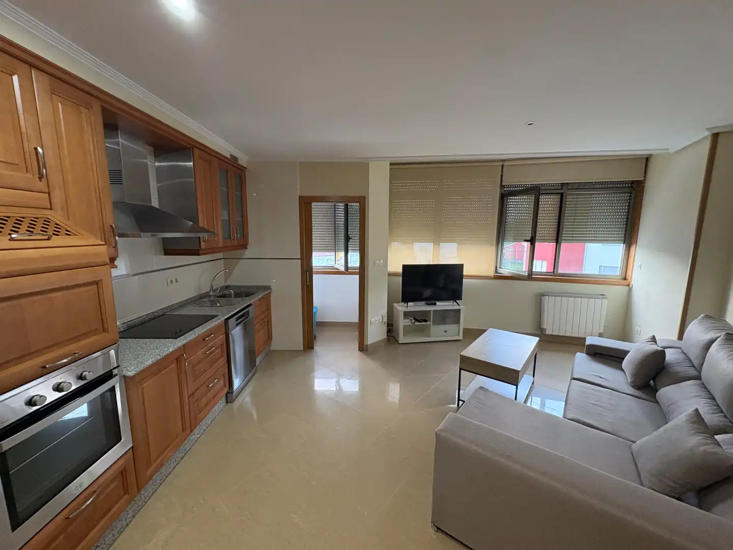 Cocina de Piso de alquiler en Ferrol con Calefacción, Parquet y Amueblado