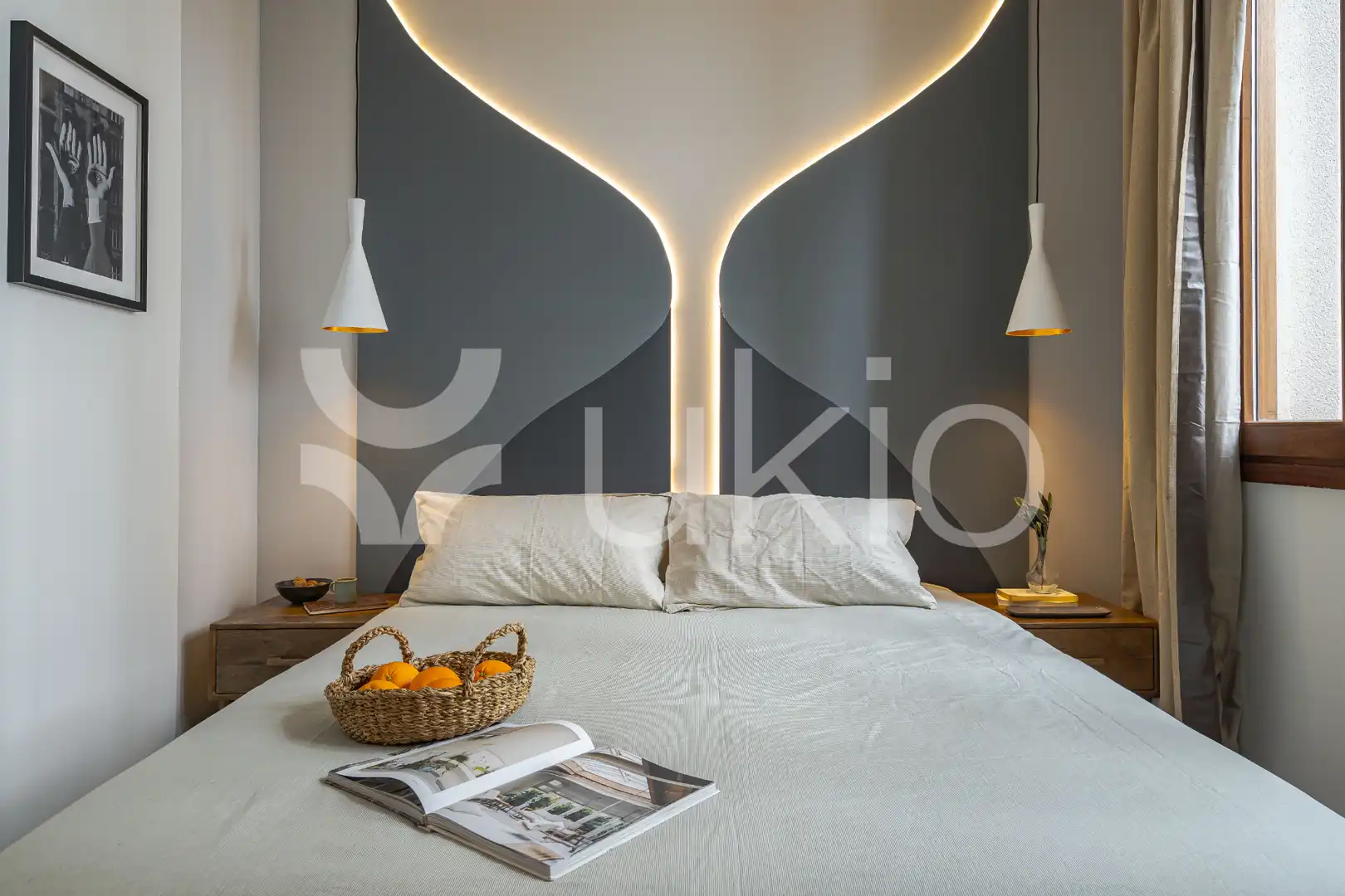 Habitación de Apartamento de alquiler en Madrid con Aire acondicionado, Calefacción y Amueblado
