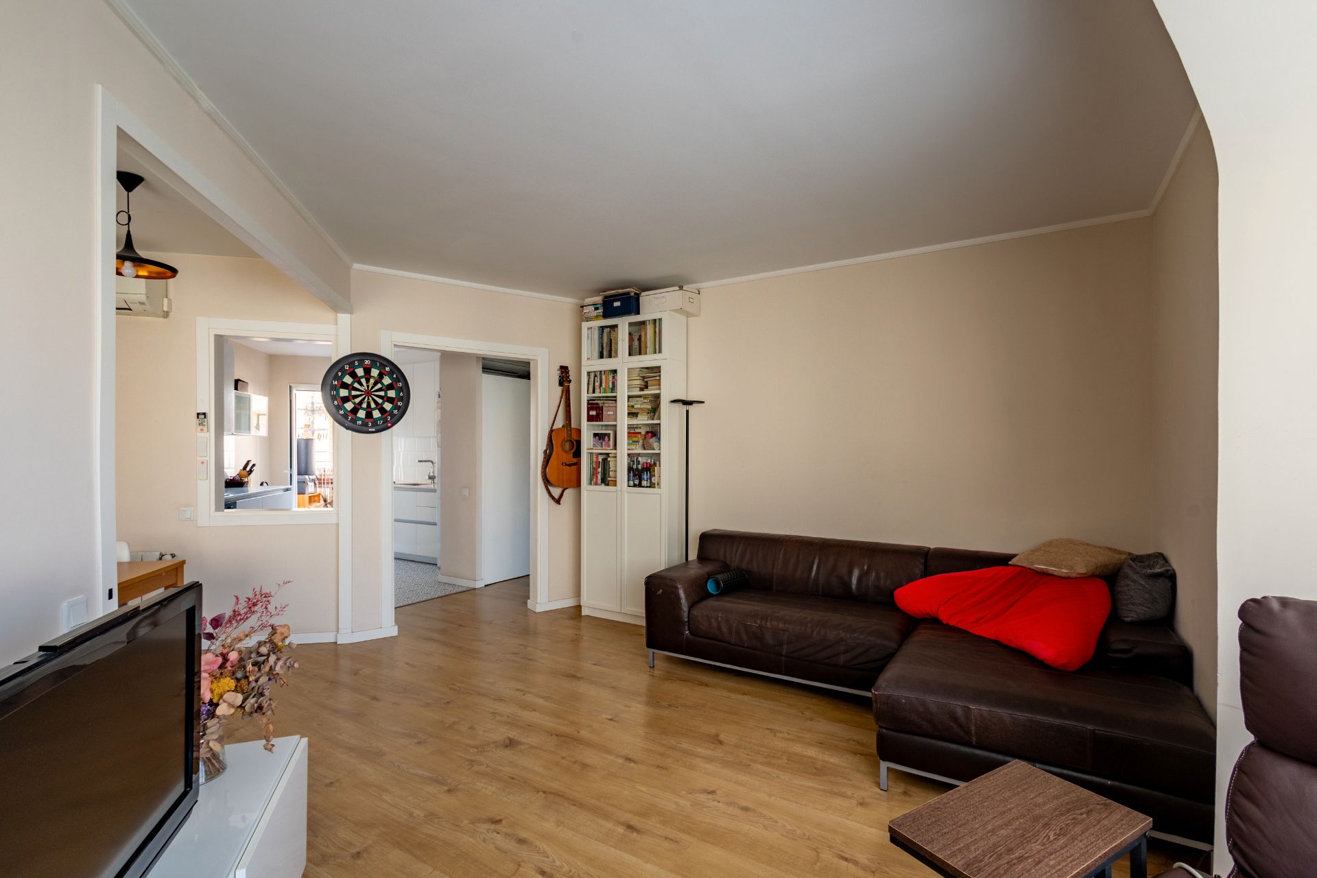 Sala de estar de Piso en venta en  Barcelona Capital con Aire acondicionado, Calefacción y Parquet