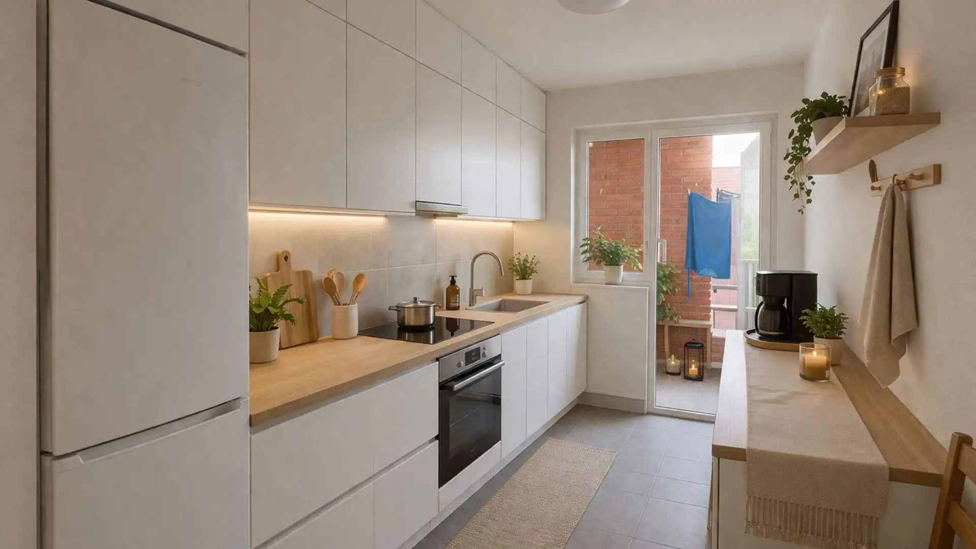 Kitchen of Flat for sale in Gandia  with Terrace and Balcony