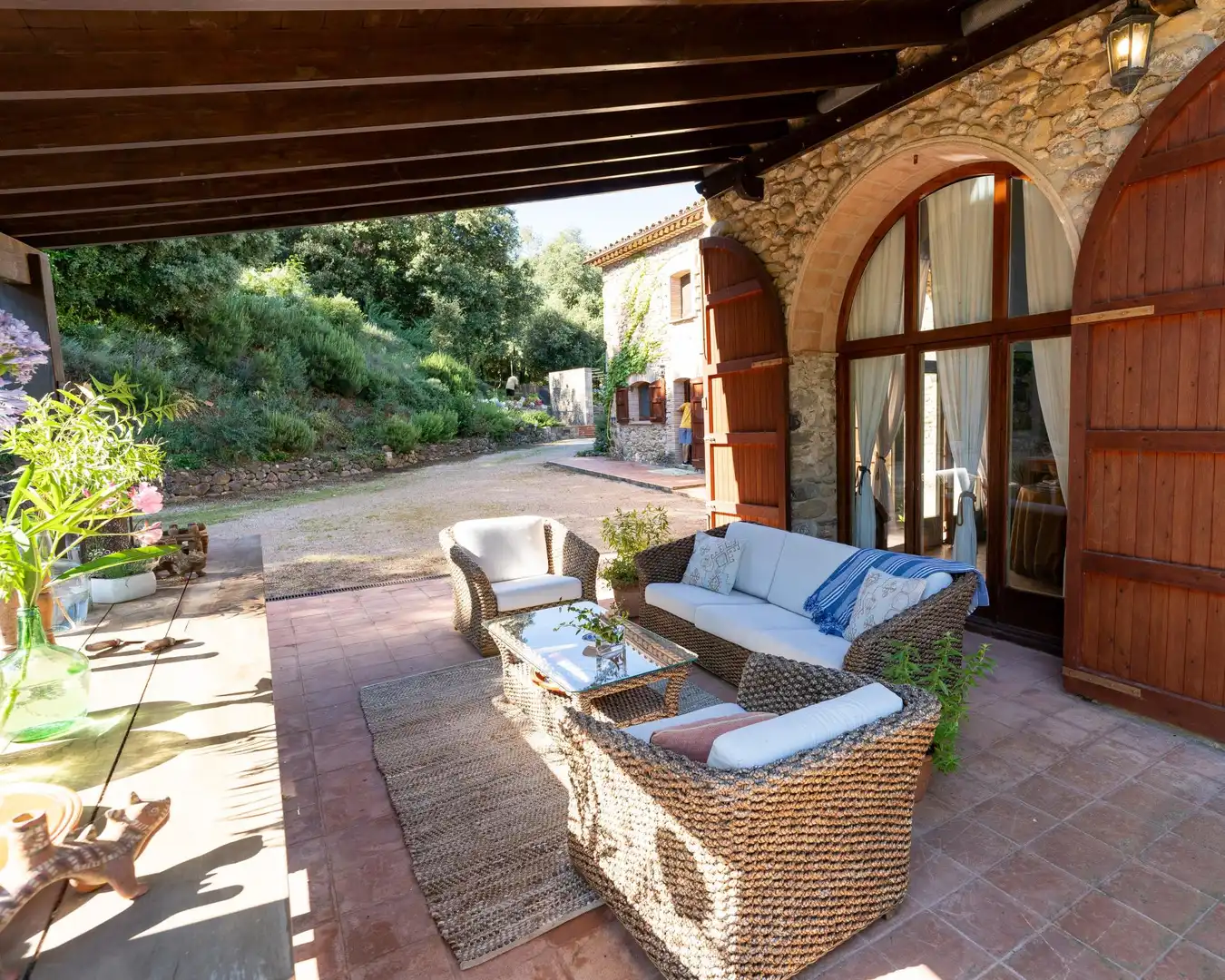 Terraza de Finca rústica en venta en Esponellà con Calefacción, Jardín privado y Terraza