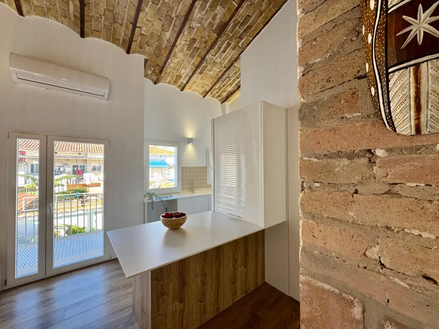Cocina de Piso de alquiler en Sagunto / Sagunt con Aire acondicionado, Amueblado y Horno