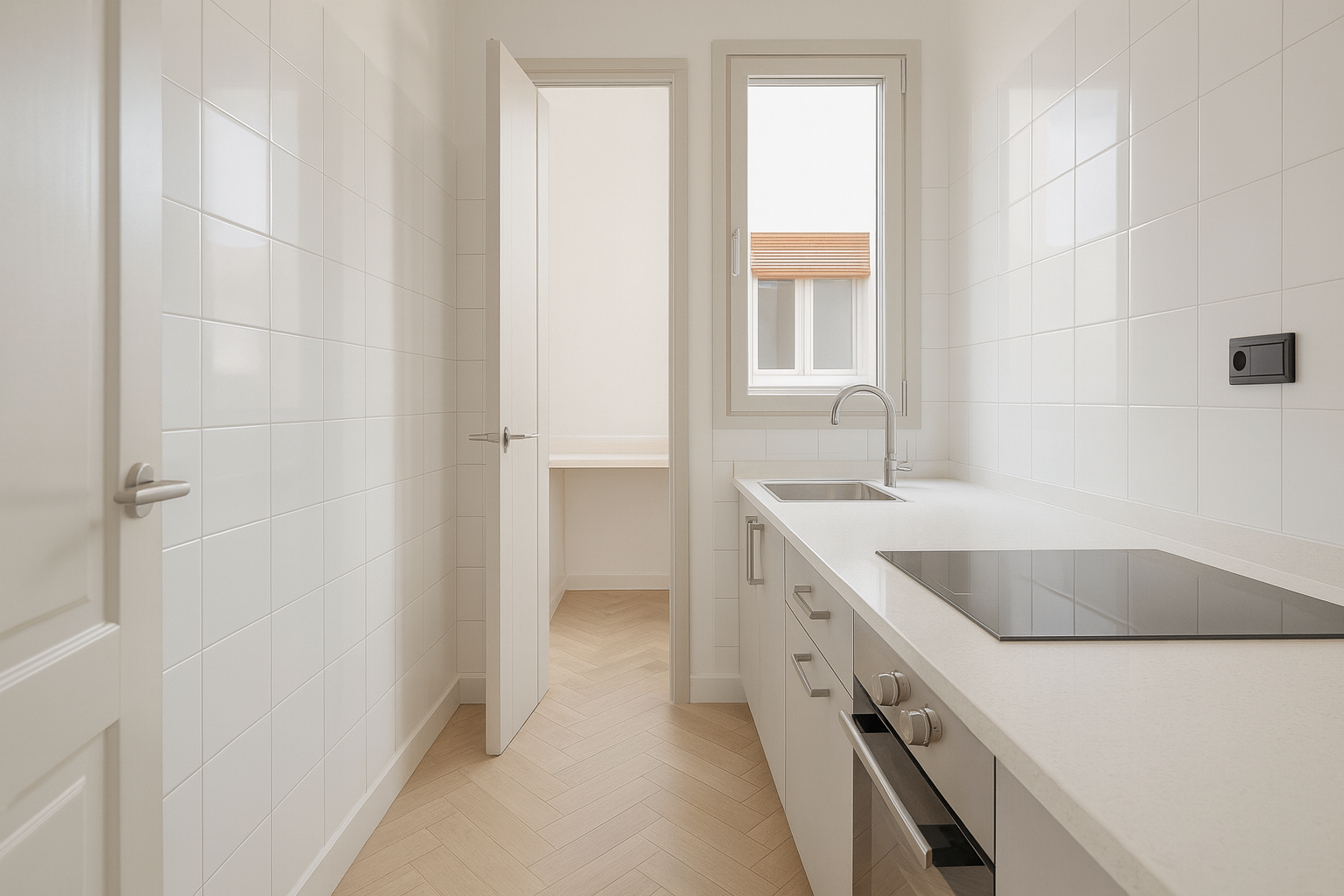 Kitchen of Flat for sale in L'Hospitalet de Llobregat