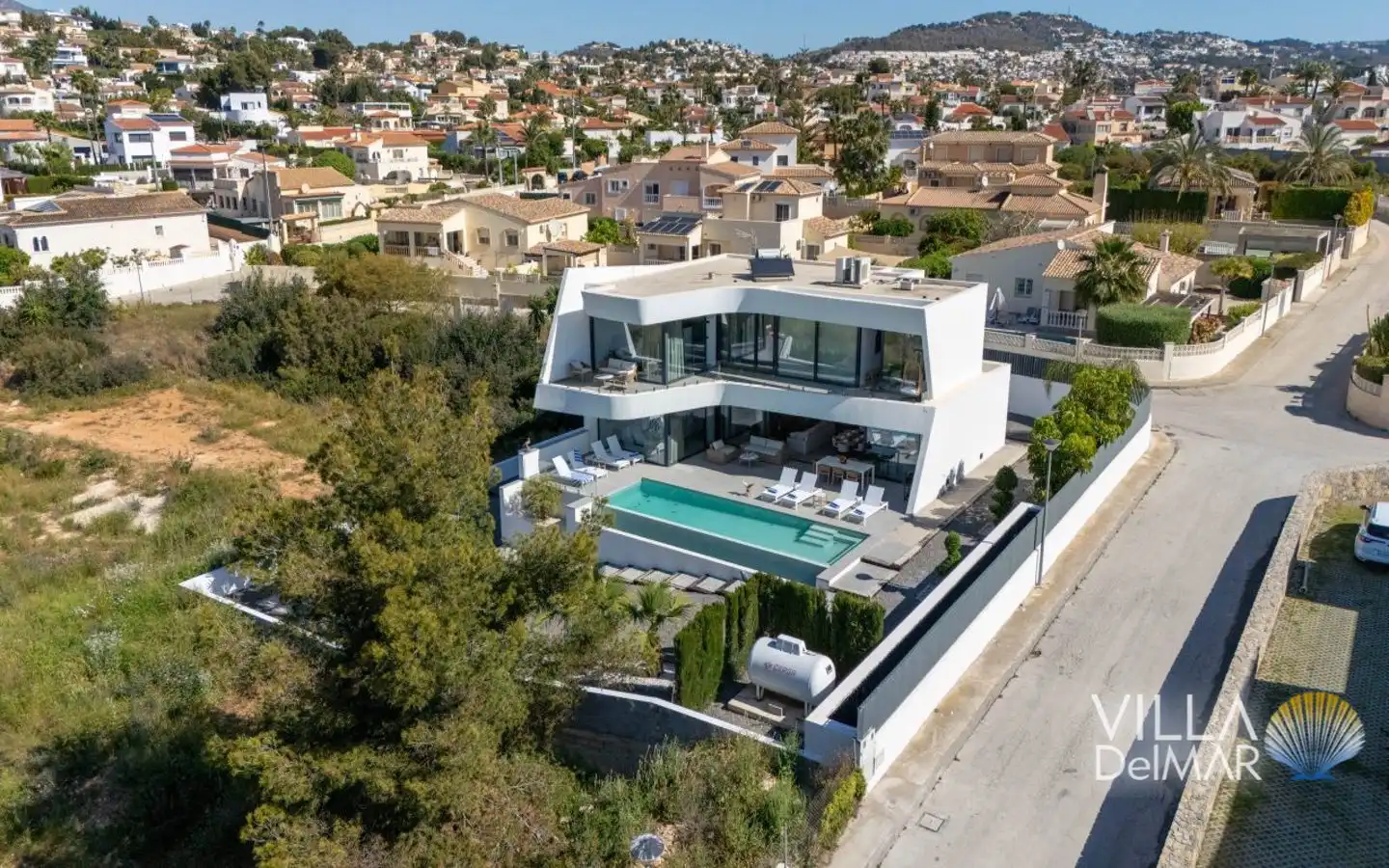 Exterior view of Houses for sale in Calpe / Calp  with Air Conditioner, Heating and Private garden