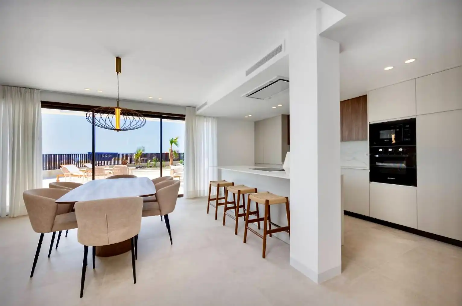Comedor de Casa o chalet en venta en Mutxamel con Aire acondicionado, Jardín privado y Terraza