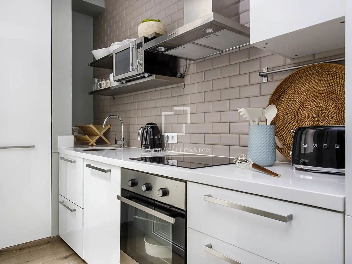 Kitchen of Flat for sale in Barcelona  with Air Conditioner, Heating and Furnished