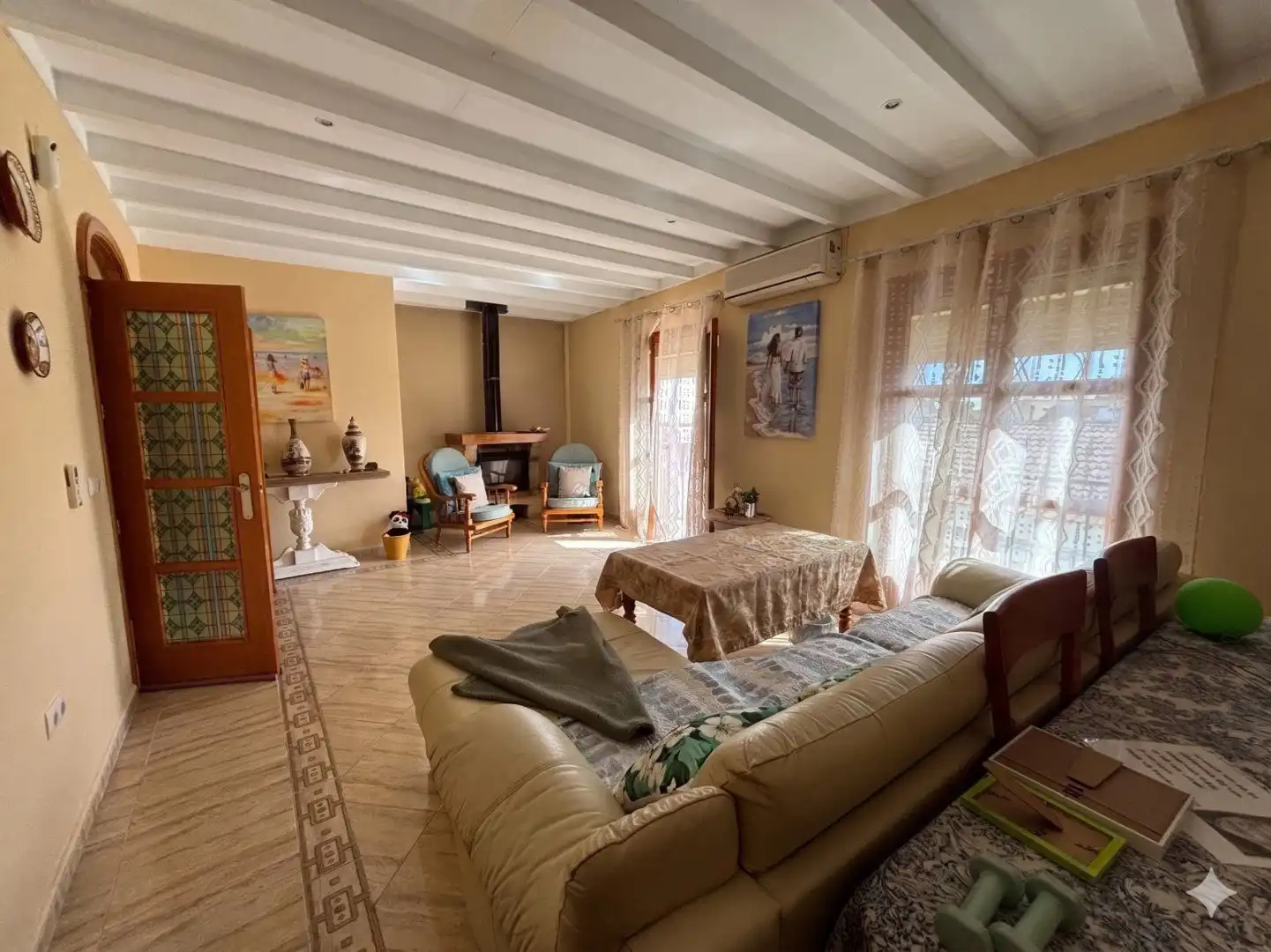Living room of Flat for sale in Pilas  with Air Conditioner, Terrace and Balcony
