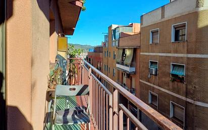 Balcony of Flat for sale in  Barcelona Capital  with Heating, Terrace and Balcony