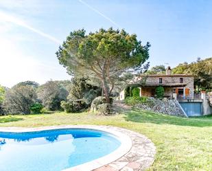 Jardí de Finca rústica en venda en Bigues i Riells amb Terrassa, Traster i Piscina