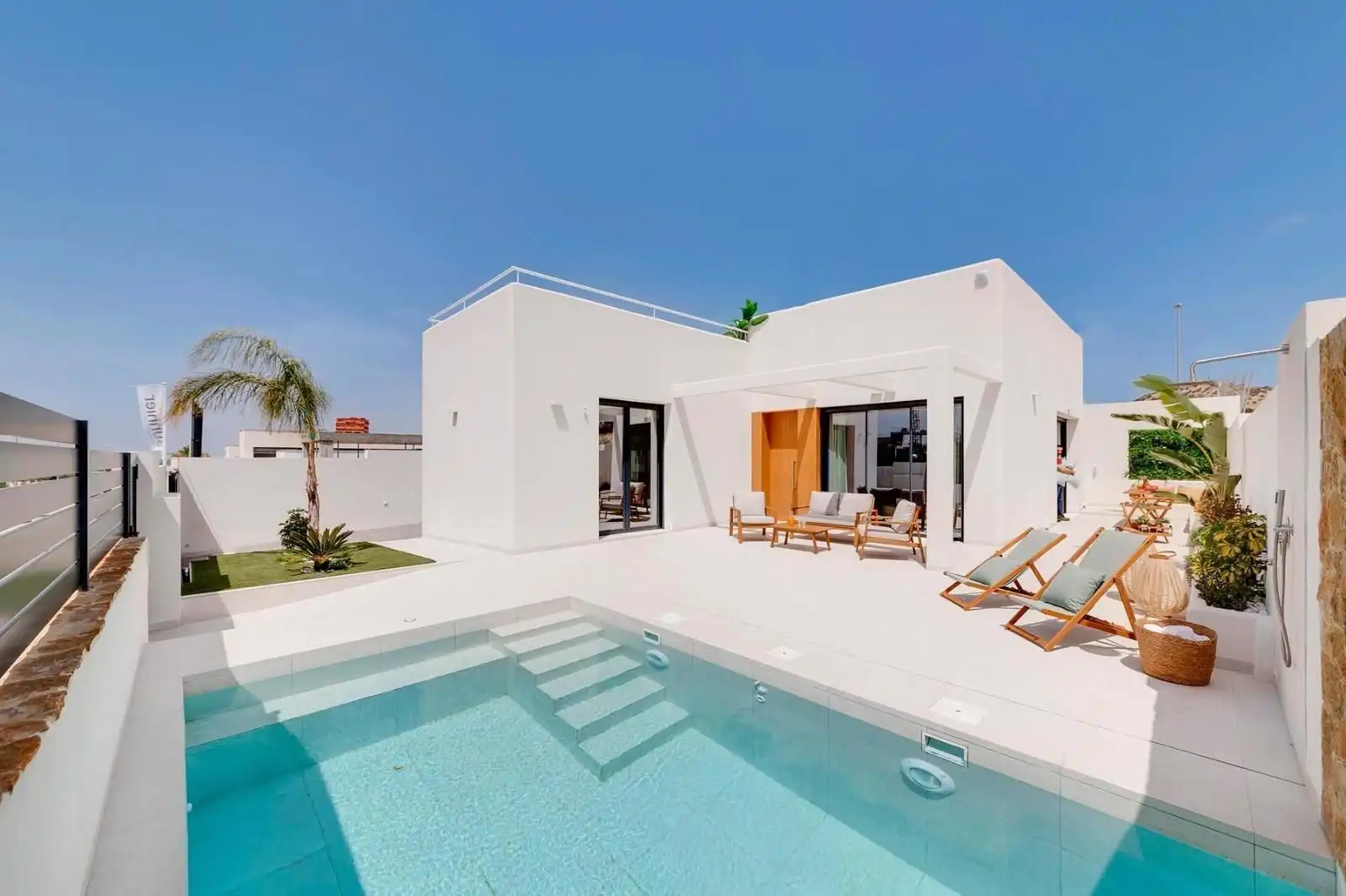 Piscina de Casa o chalet en venta en Rojales con Jardín privado, Terraza y Piscina