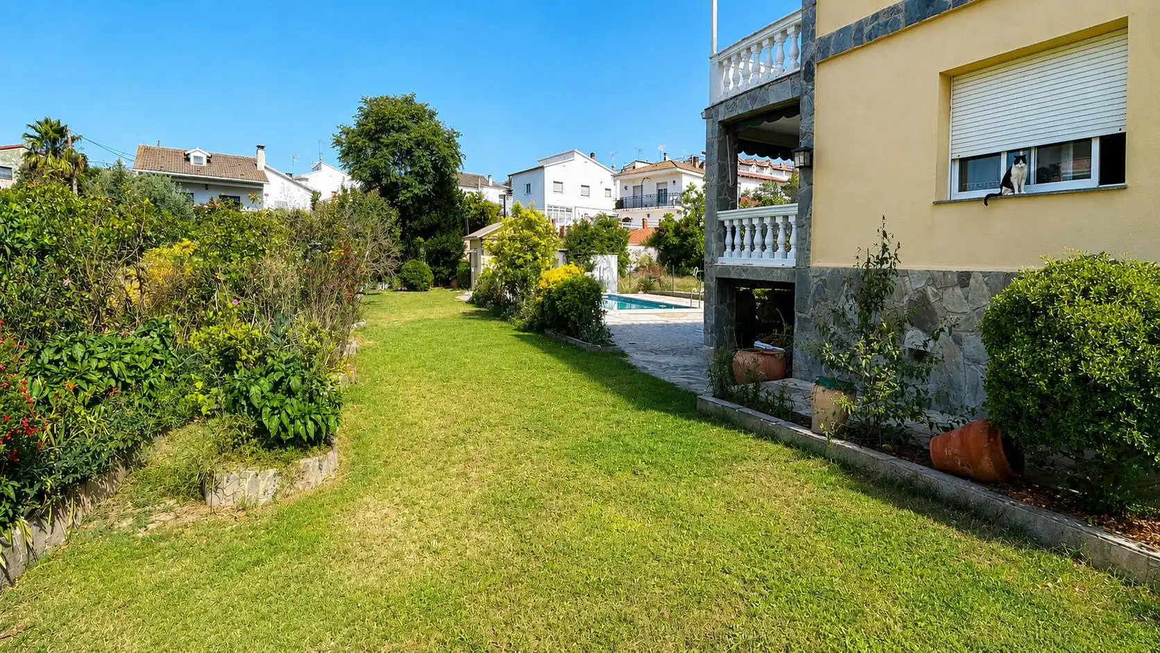 Jardín de Casa o chalet en venta en Vacarisses con Calefacción, Jardín privado y Balcón