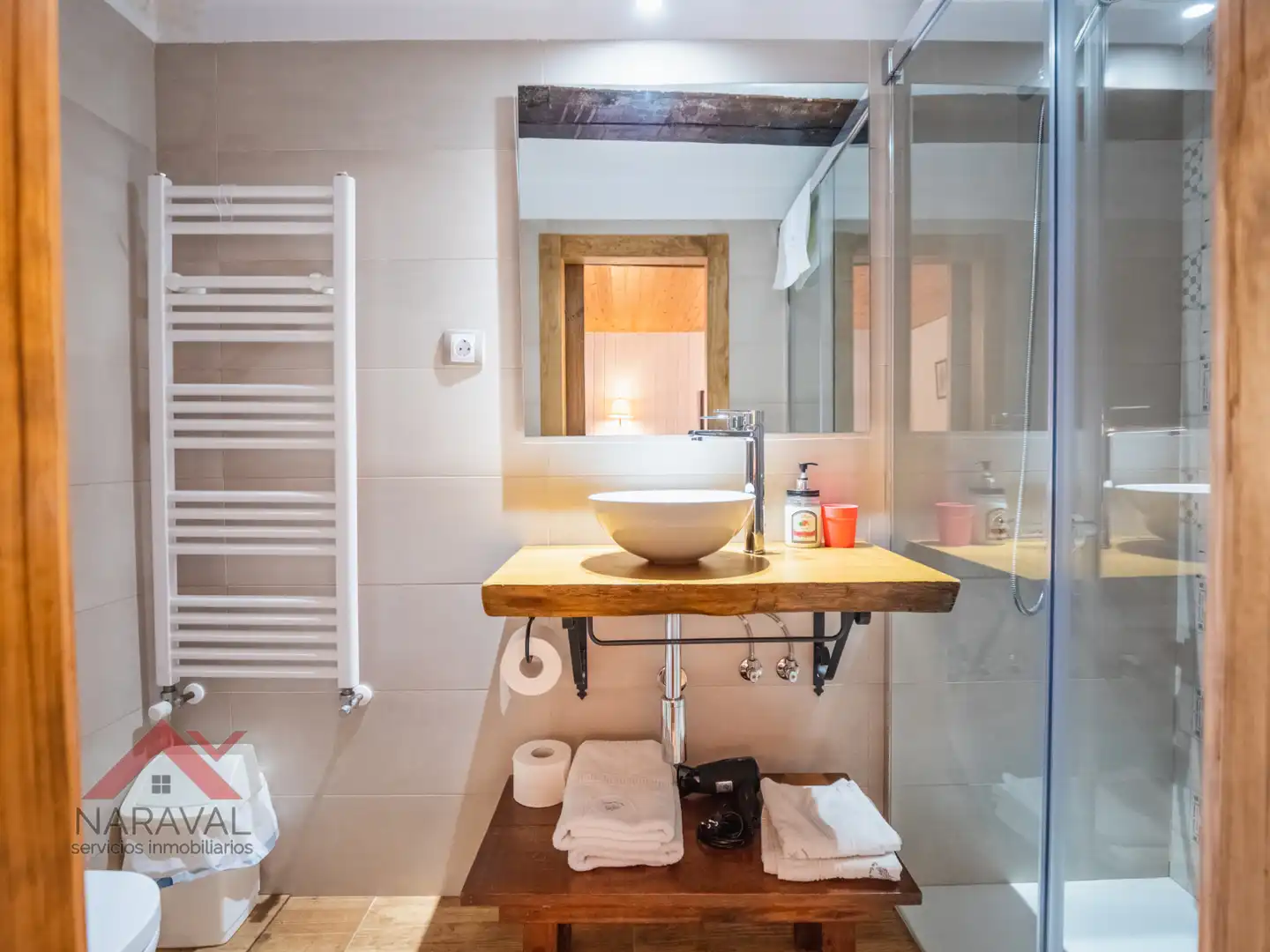 Baño de Casa o chalet en venta en Fiscal con Aire acondicionado, Calefacción y Jardín privado