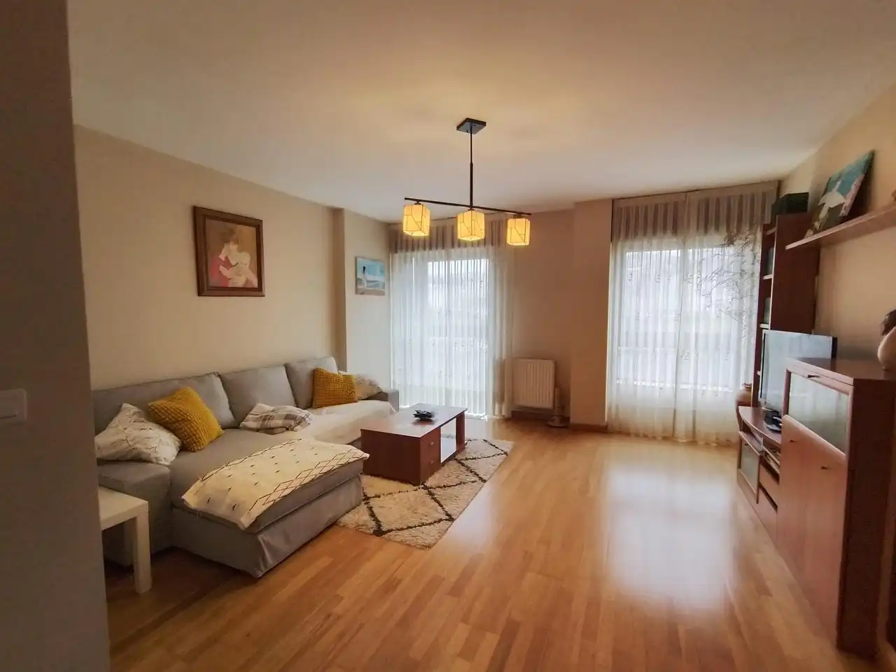 Sala de estar de Piso en venta en Lugo Capital con Calefacción, Parquet y Trastero