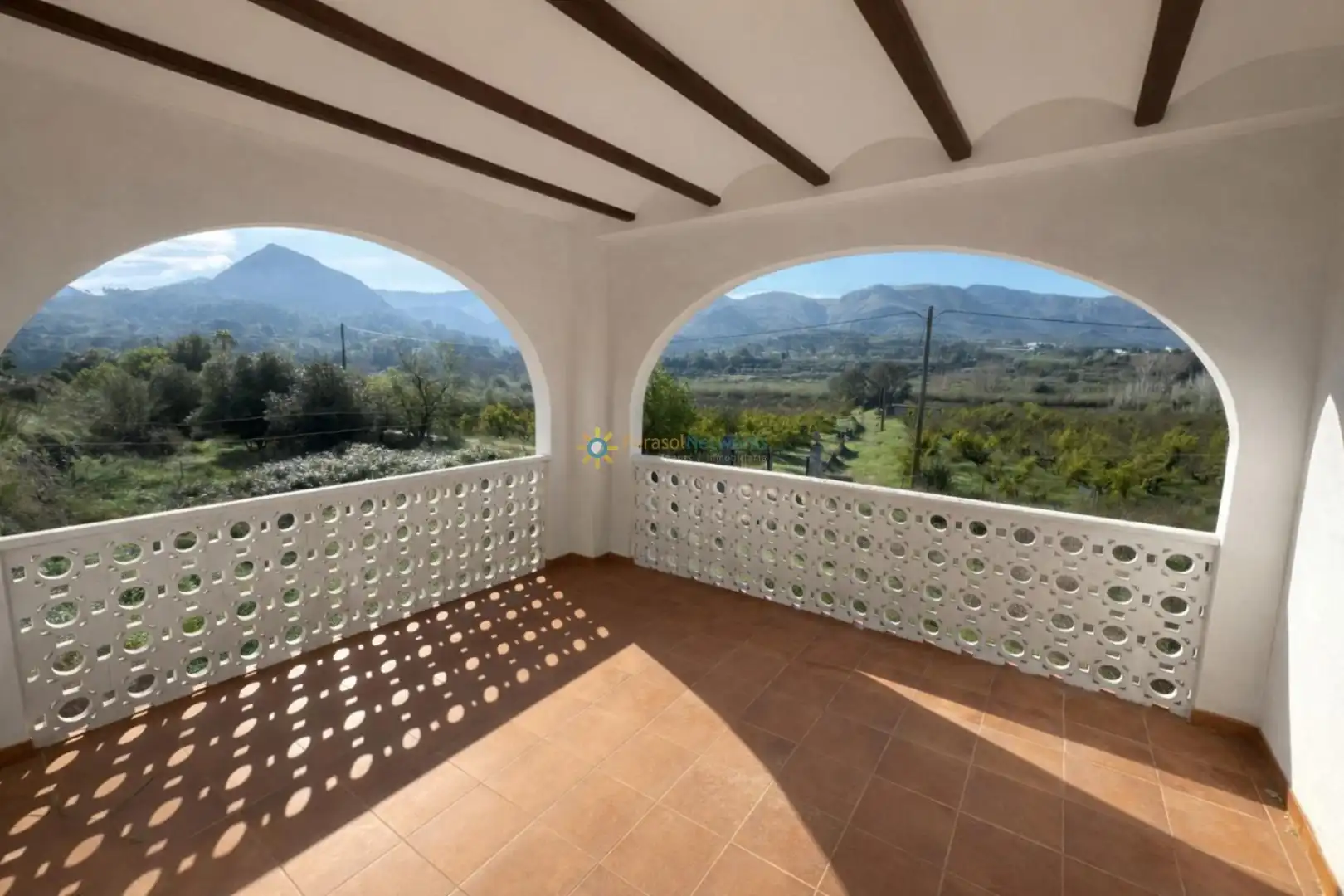 Terrasse von Country house zum Verkauf in Benicolet mit Privatgarten und Terrasse