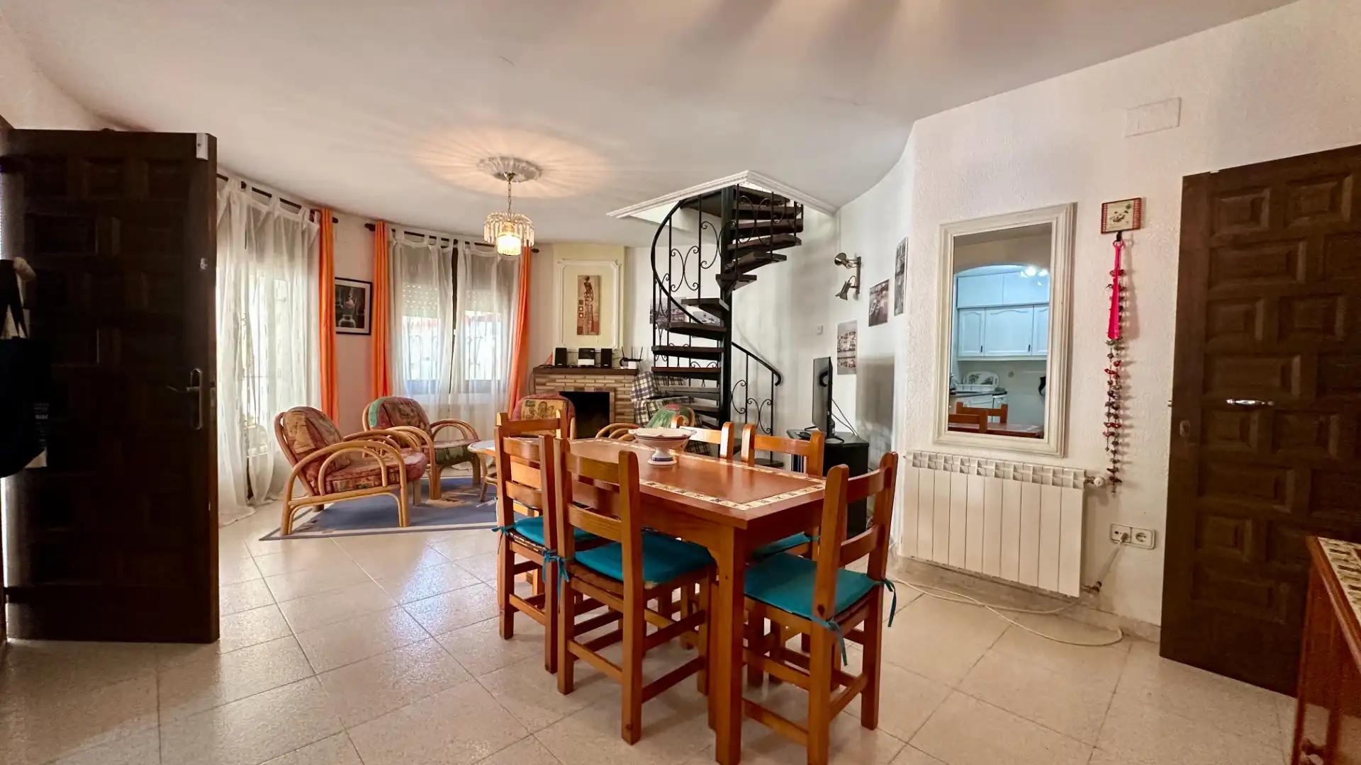 Comedor de Casa o chalet en venta en L'Ametlla de Mar  con Aire acondicionado, Jardín privado y Piscina