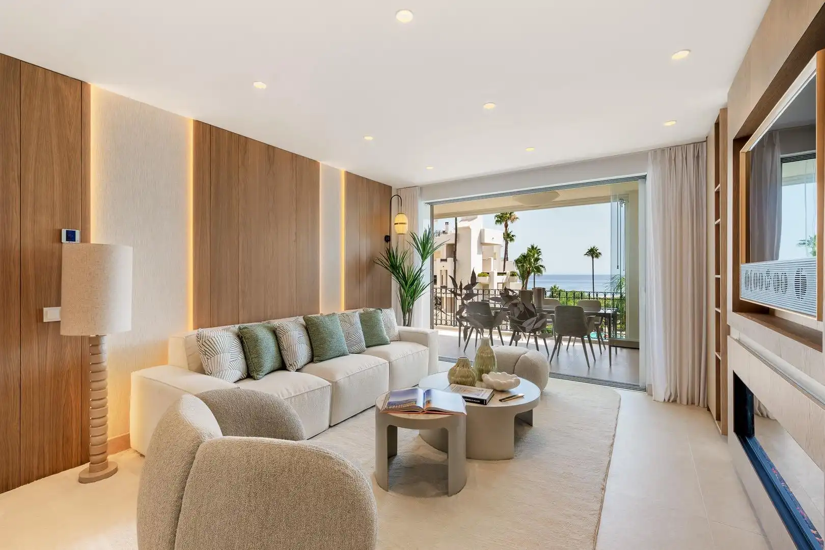 Living room of Apartments for sale in Estepona  with Air Conditioner, Terrace and Storage room