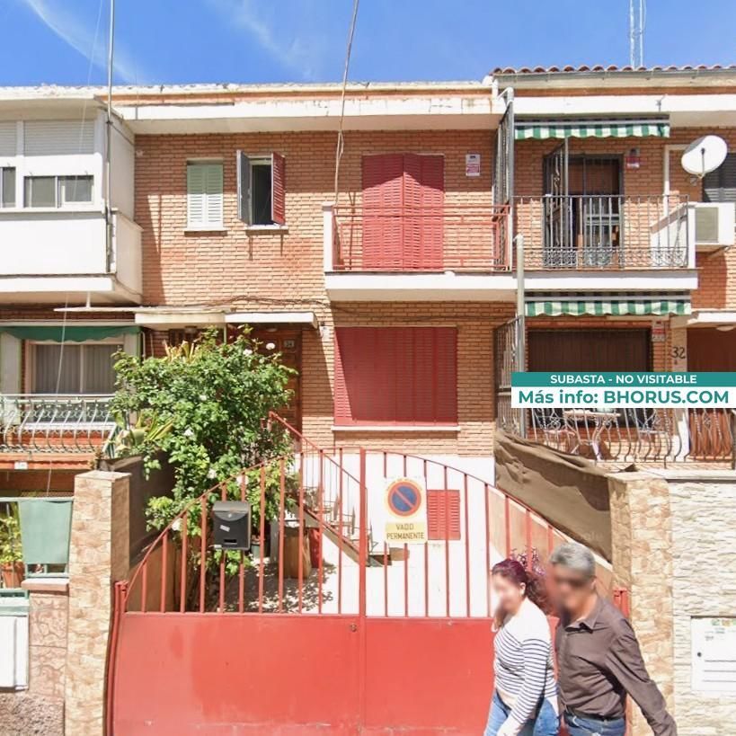Exterior view of House or chalet for sale in  Madrid Capital  with Private garden