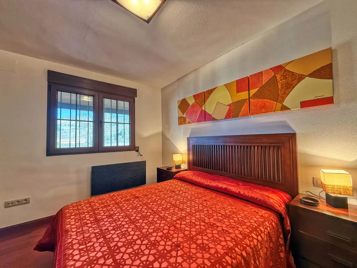 Bedroom of Flat for sale in Alcalá de la Selva  with Heating