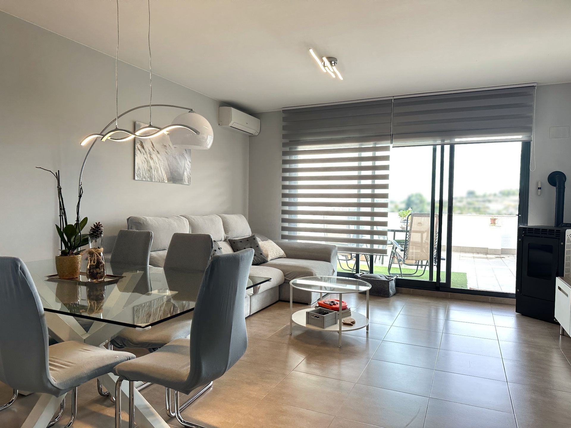 Sala d'estar de Pis en venda en Albaida amb Aire condicionat, Calefacció i Terrassa