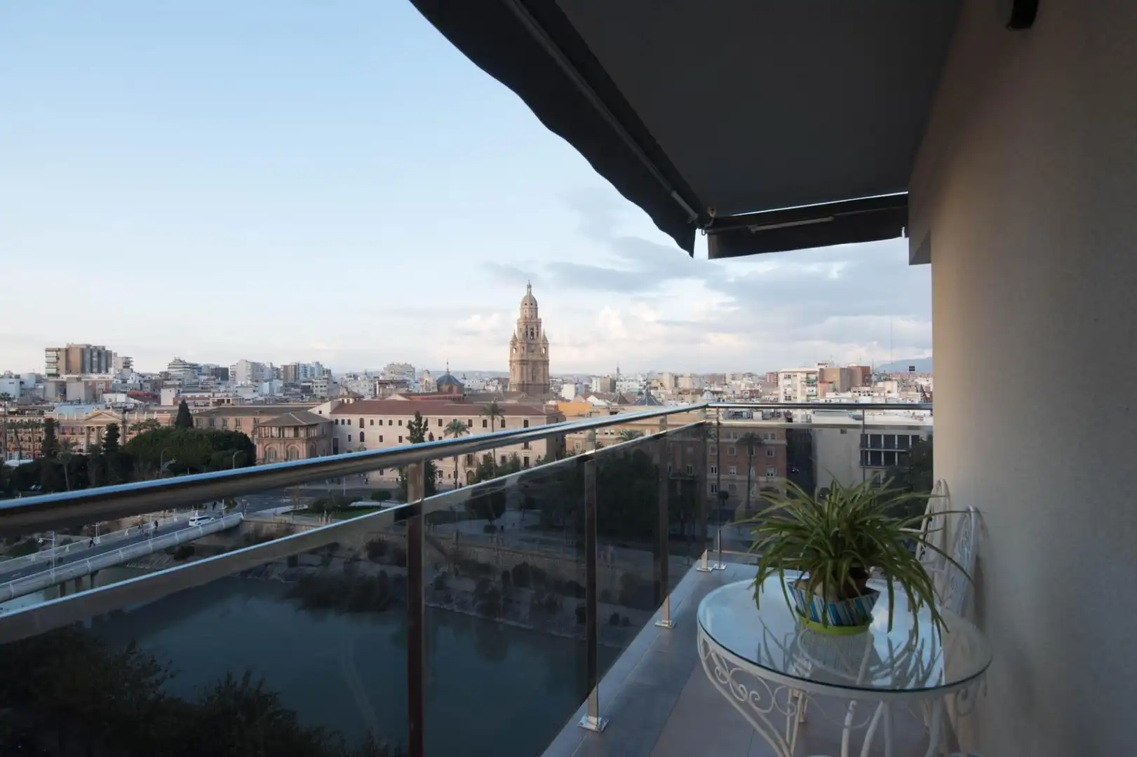 Terrasse von Wohnung zur Miete in Murcia mit Heizung, Parkett und Terrasse
