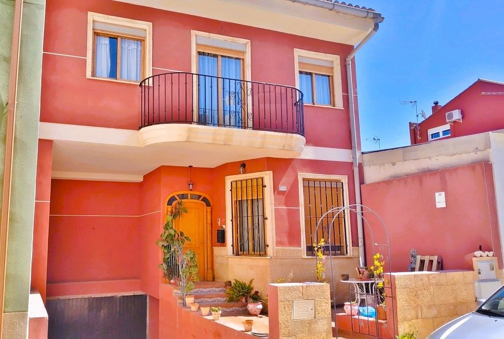 Vista exterior de Casa adosada en venda en Rafelguaraf amb Aire condicionat, Parquet i Terrassa