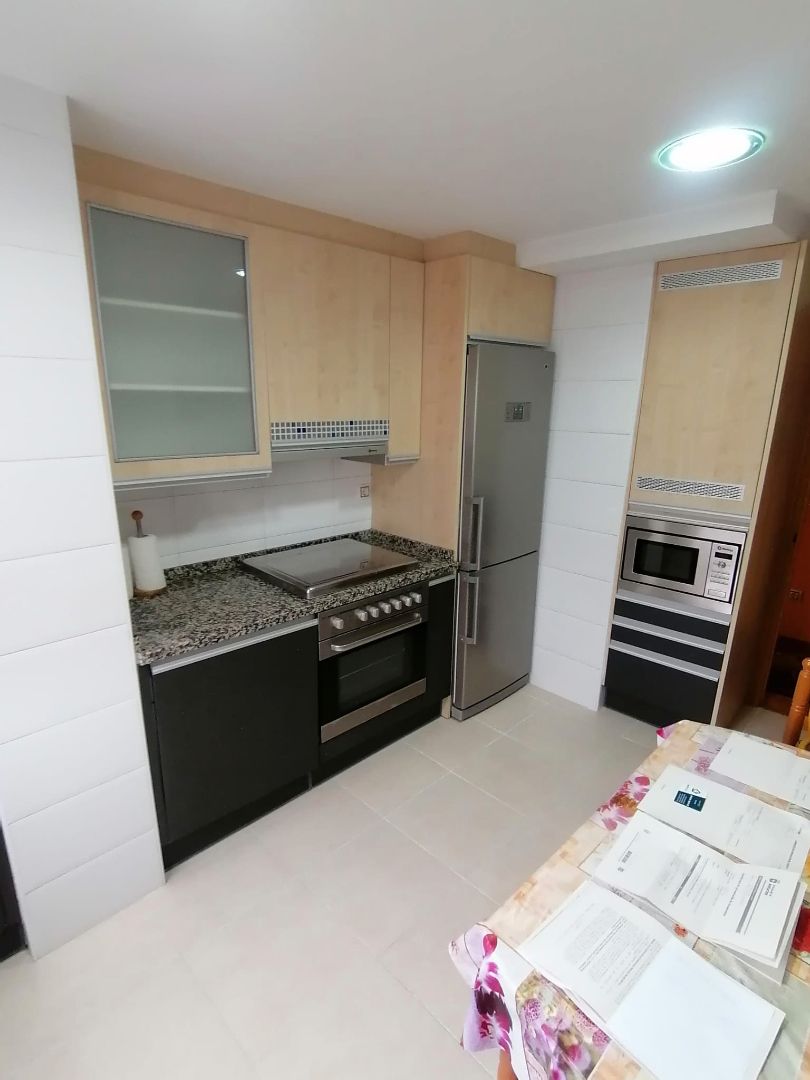 Kitchen of Flat for sale in Gijón   with Heating, Parquet flooring and Storage room
