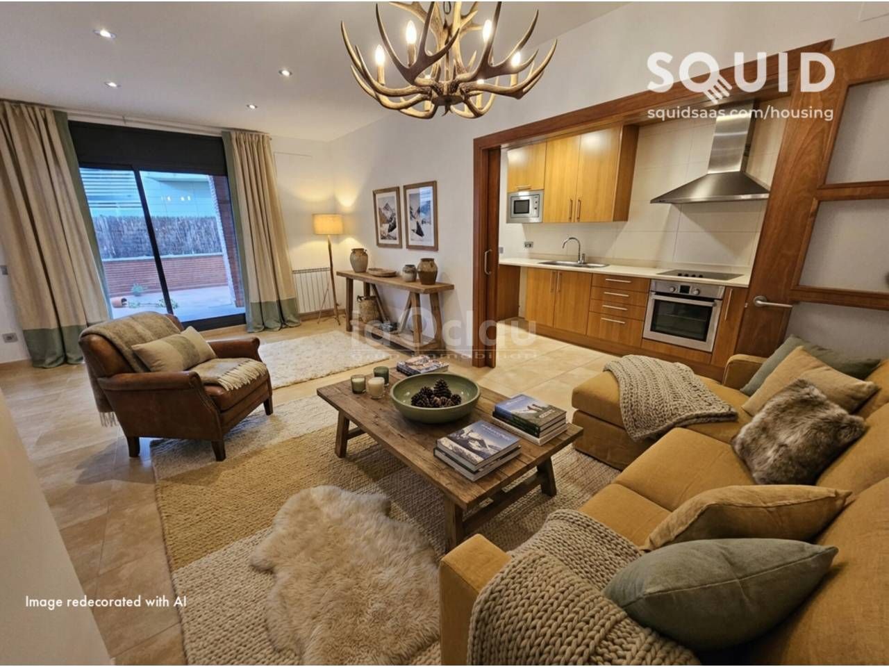 Living room of Flat for sale in Vic  with Air Conditioner, Heating and Terrace