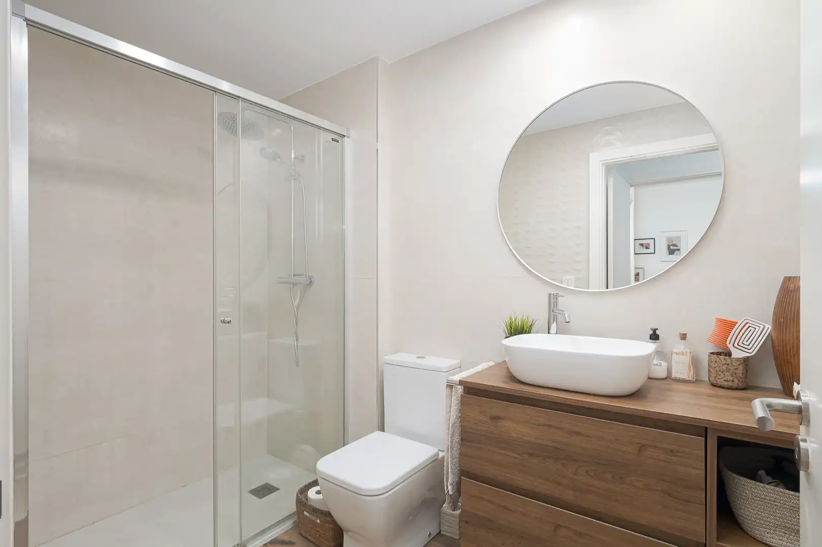 Badezimmer von Wohnung zum Verkauf in Donostia - San Sebastián  mit Heizung, Terrasse und Ofen