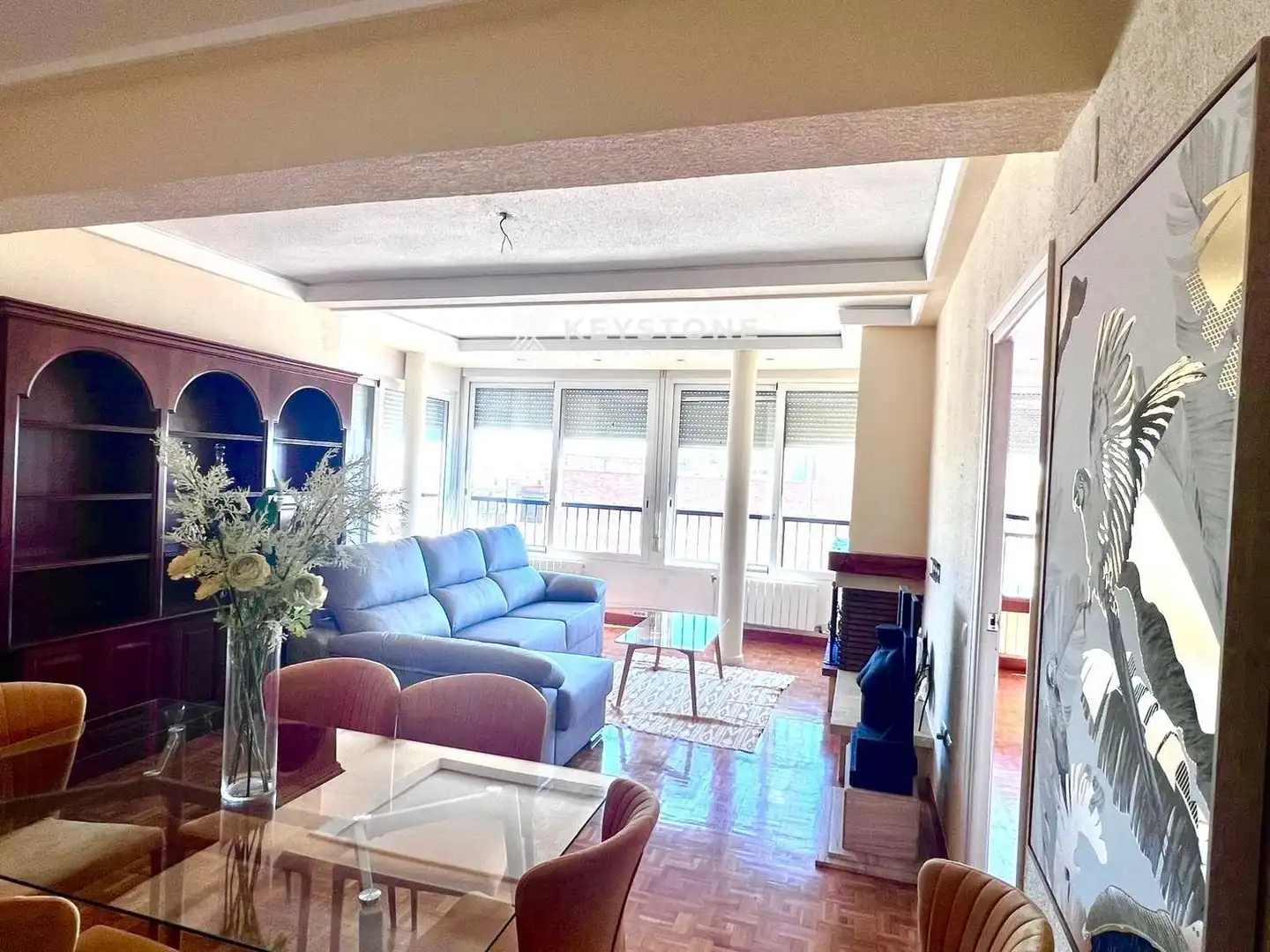 Sala d'estar de Pis de lloguer en Alicante / Alacant amb Aire condicionat, Calefacció i Terrassa