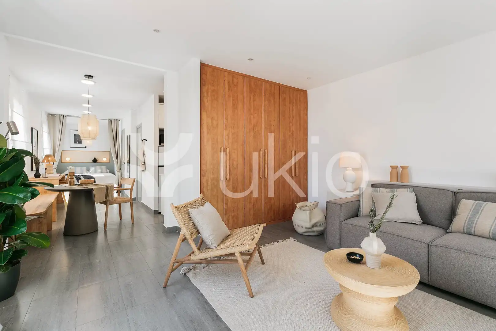 Living room of Study for rent in Barcelona  with Air Conditioner, Heating and Terrace