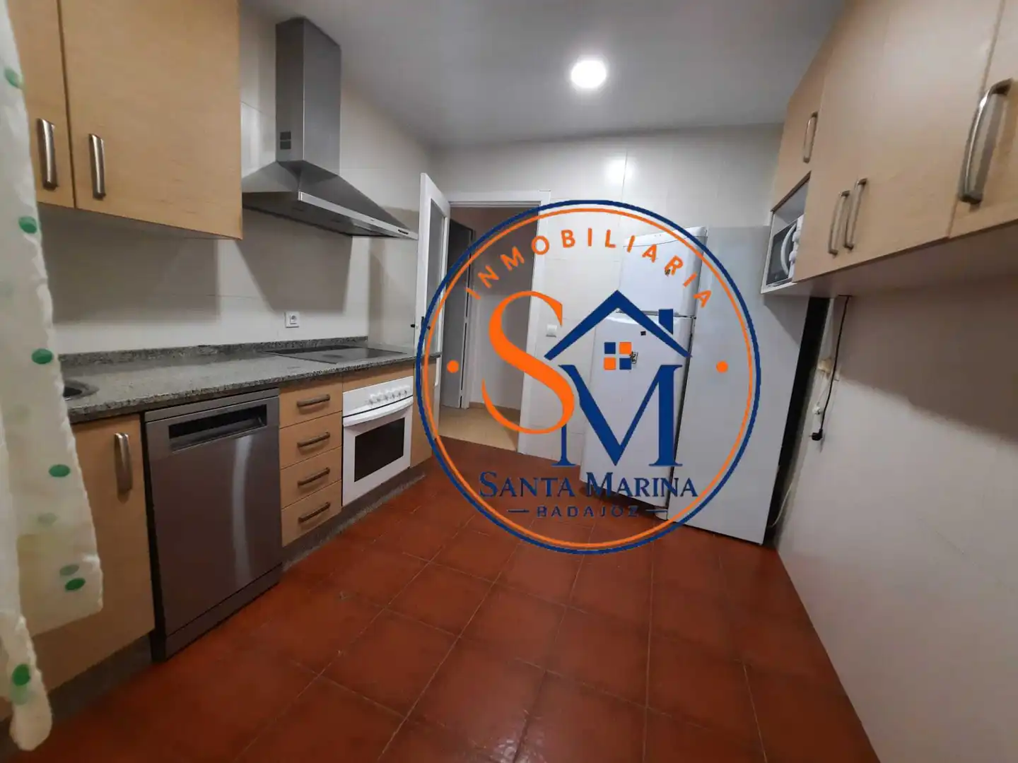 Cuina de Apartament de lloguer en Badajoz amb Aire condicionat i Calefacció