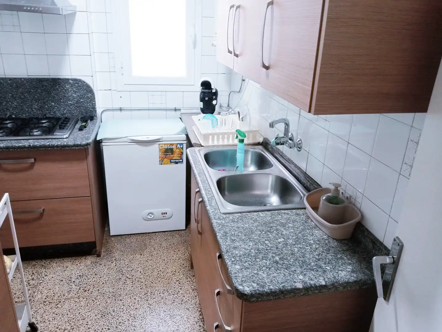 Kitchen of Flat for rent in Granada  with Private garden, Furnished and Oven