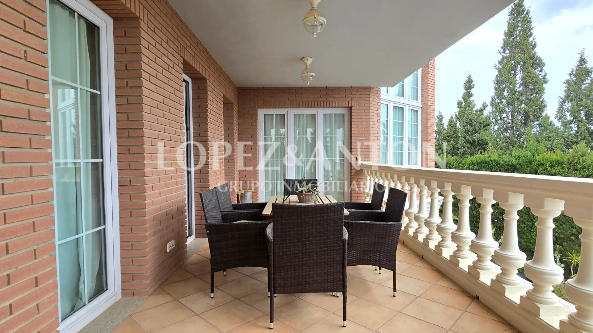 Terraza de Casa o chalet en venta en Benaguasil con Aire acondicionado, Jardín privado y Parquet
